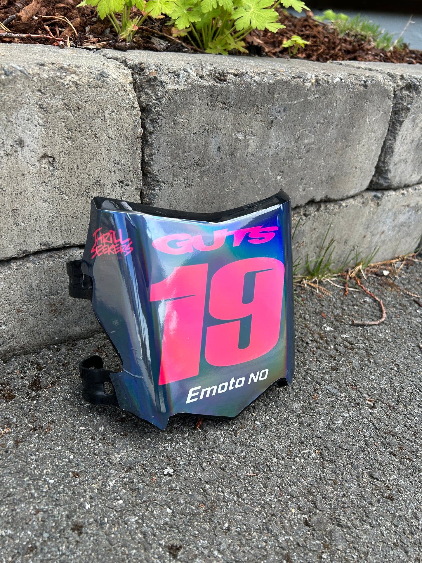 EmotoNO FrontPlate with decal