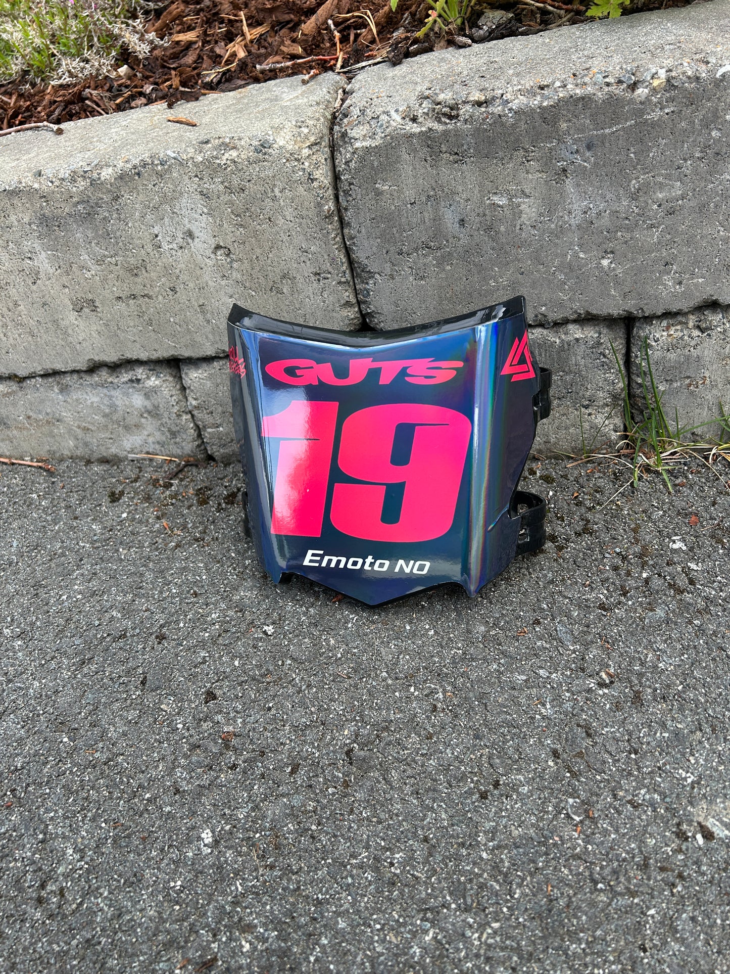 EmotoNO FrontPlate with decal